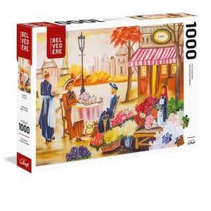 New Pierre Belvedere Beautiful 1000 Piece Puzzle 🧩“Tea In Paris” Trefl *SEALED*